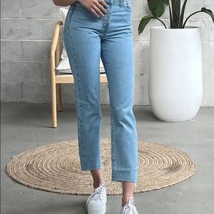 Levi’s Wedgie Straight Leg Jeans in Luxor Empire size 28